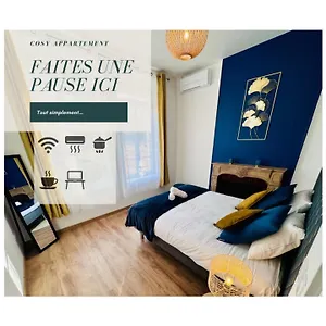 Chaleureux T2 Proche Gare Appartement